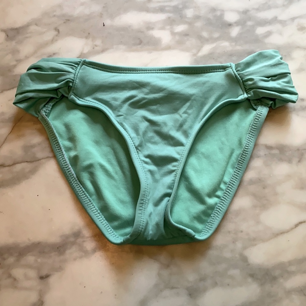 Turquoise Bikini Bottom Swimwear (XS)